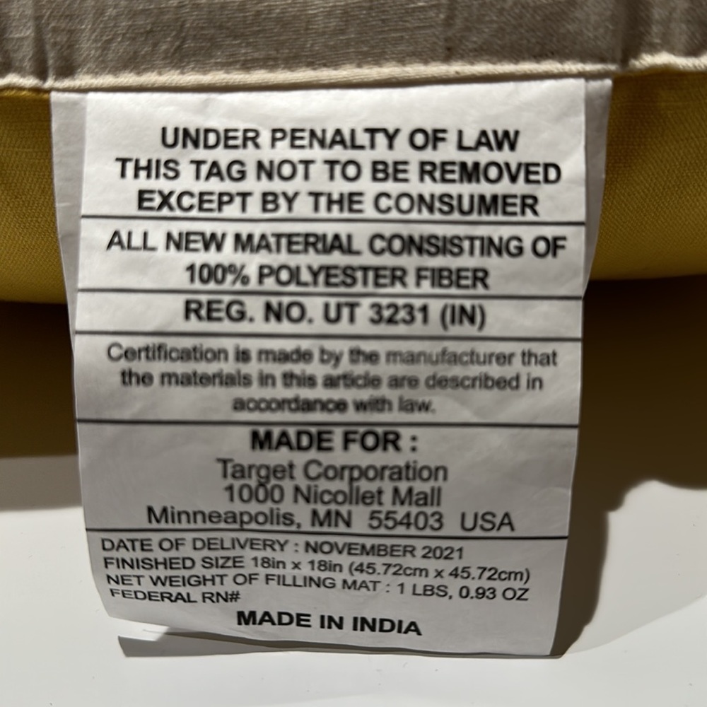 COPY - 🌸NEW 🐣 Easter  THRESHOLD Decorative Pillow 18in x 18in. - Picture 11 of 15